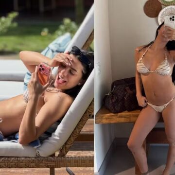 Key Alves posa de biquíni em Trancoso 5 meses após ser mãe