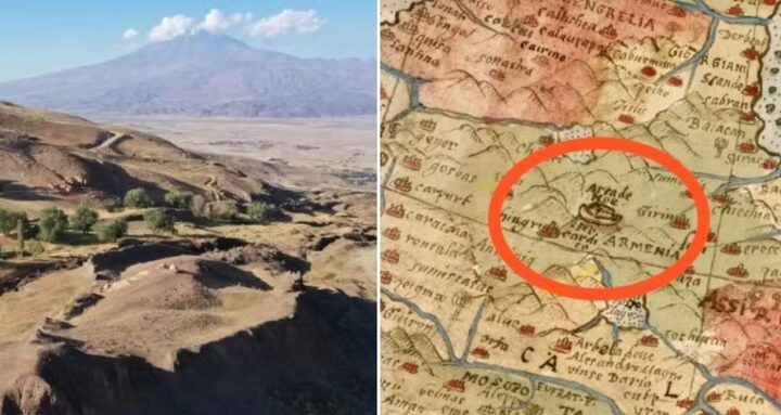 Mapa-múndi de 1587 indica localização da Arca de Noé em montanha; veja lugar