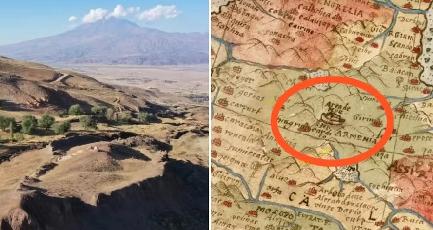 Mapa-múndi de 1587 indica localização da Arca de Noé em montanha; veja lugar