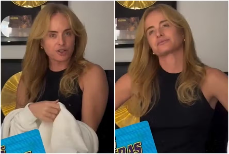 Angélica provoca Luciano Huck após ser filmada pelo marido: ‘Você é blogueiro, eu não sou’