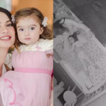 Thaila Ayala emociona web ao conversar com a filha sobre cicatriz da no coração: ‘Te torna única’
