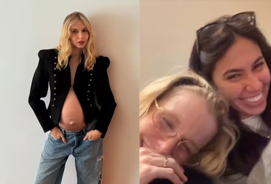 Grávida, filha de Xuxa leva amiga para acompanhar fisioterapia pélvica: ‘Tá constrangida?’
