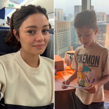 Após fim de ‘Três Graças’, Sophie Charlotte viaja para Tóquio com o filho