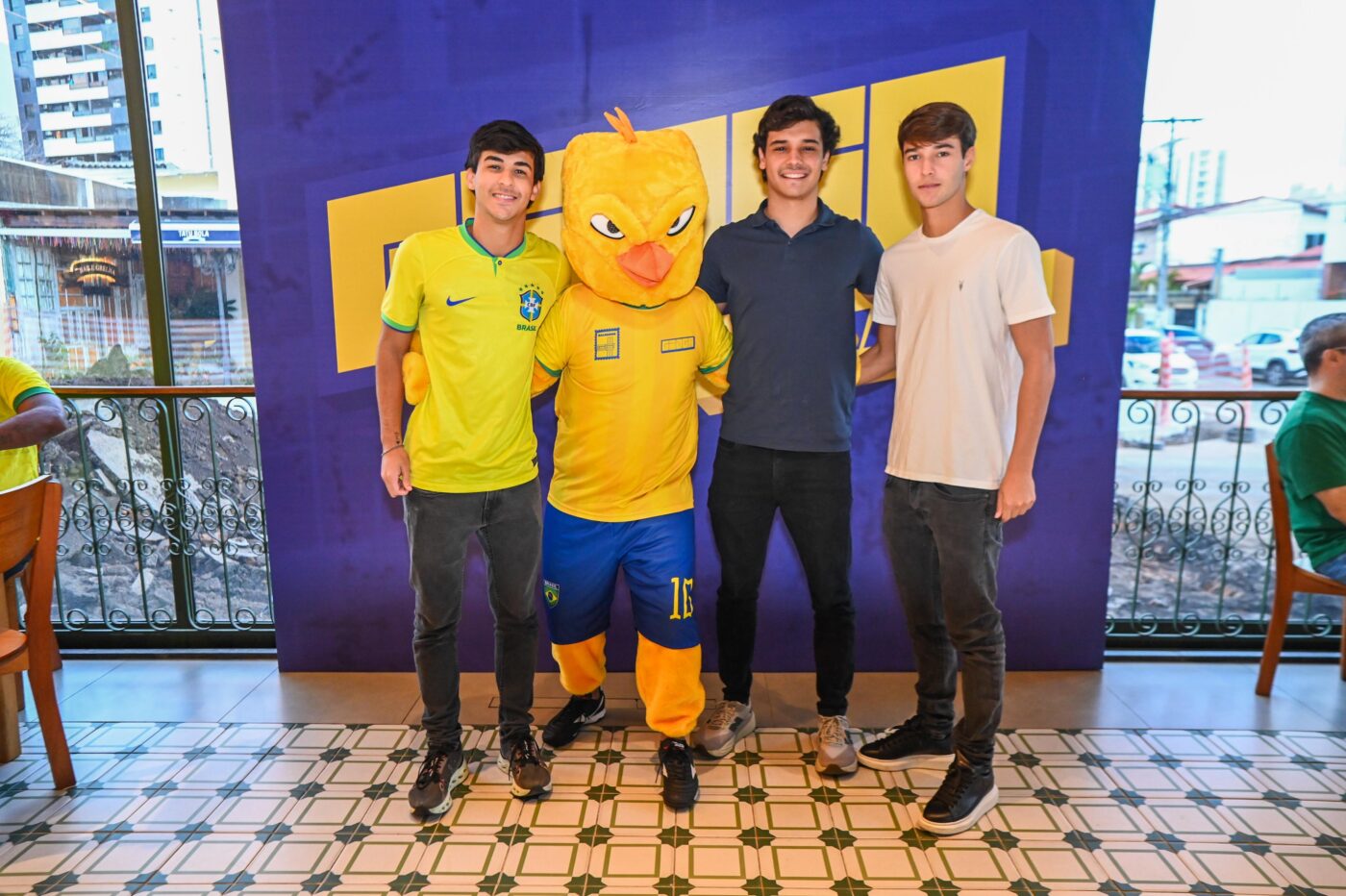 Guilherme Amancio, Canarinho, Enzo Lopes e Matheus Gazineu