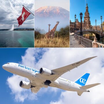 Air Europa amplia operações com novos destinos na Europa e África