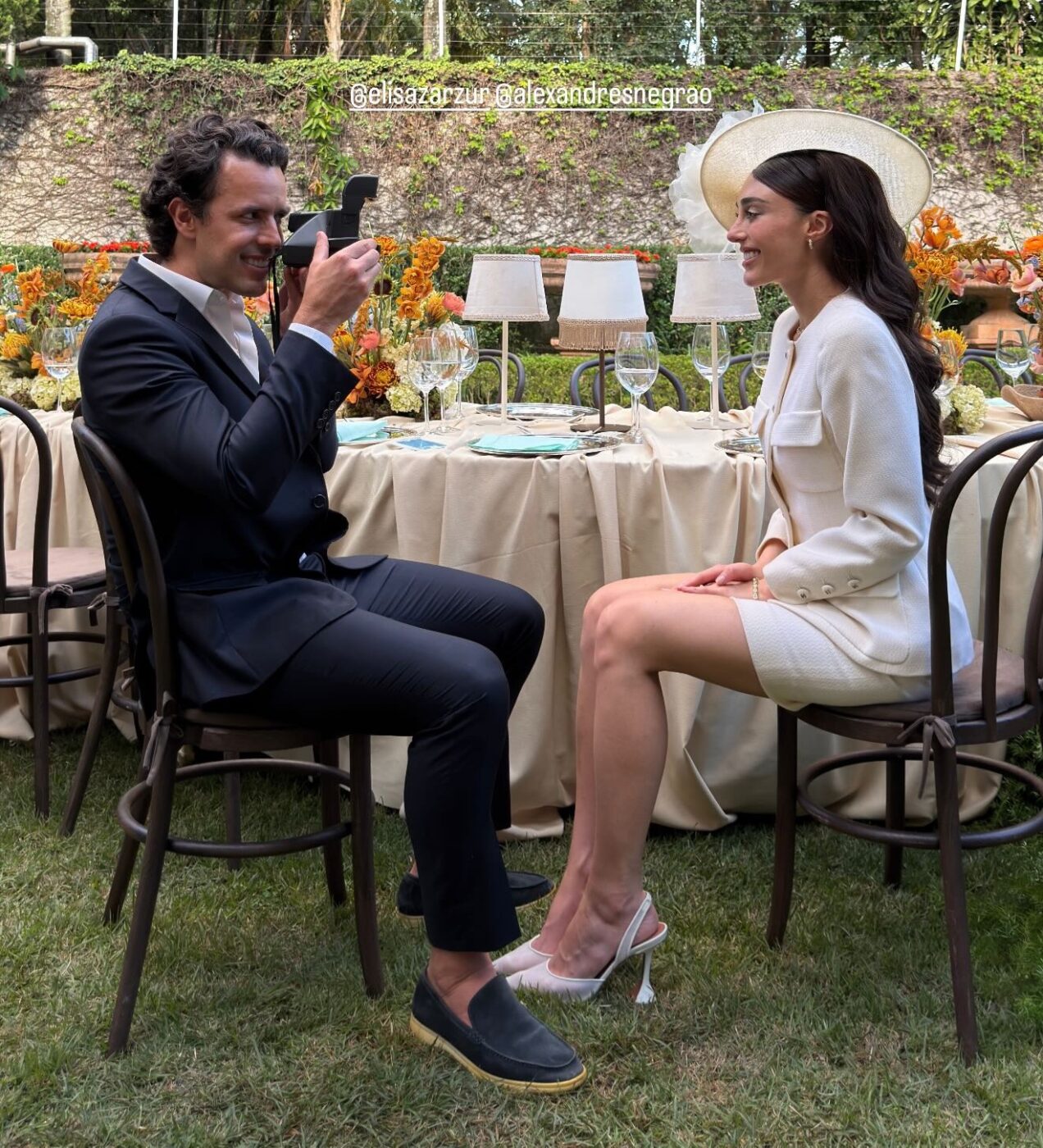 Veja detalhes do casamento intimista de Elisa Zarzur e Alexandre Negrão