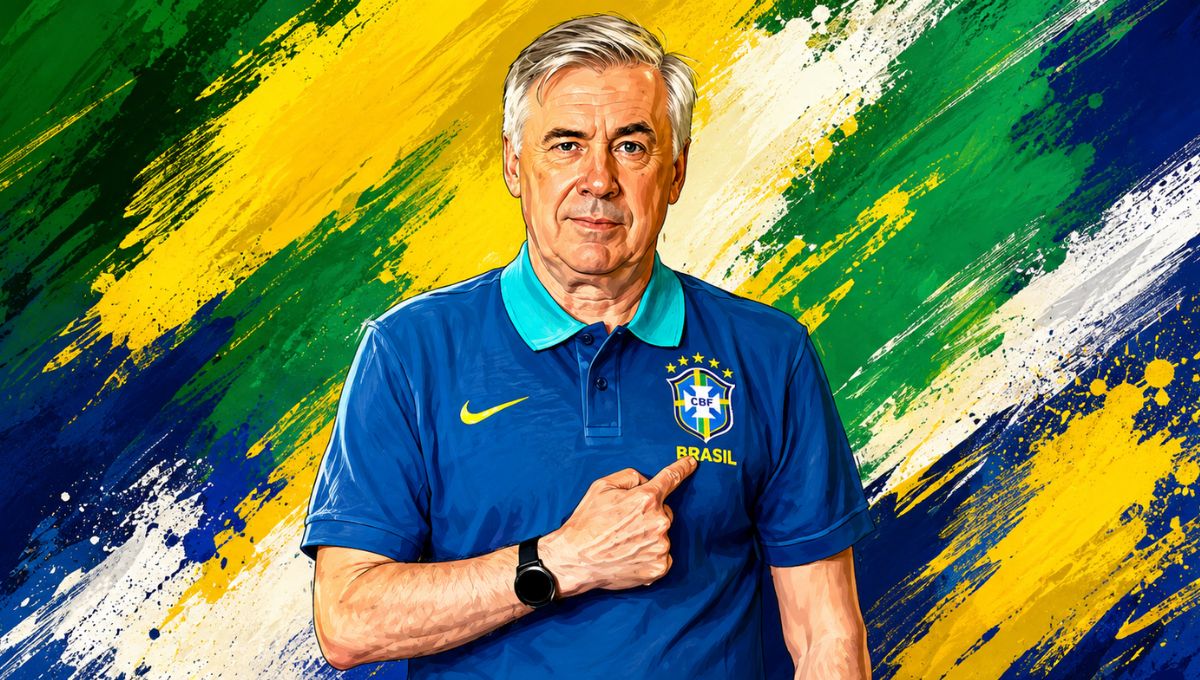 CBF renova contrato de Carlo Ancelotti até a Copa de 2030
