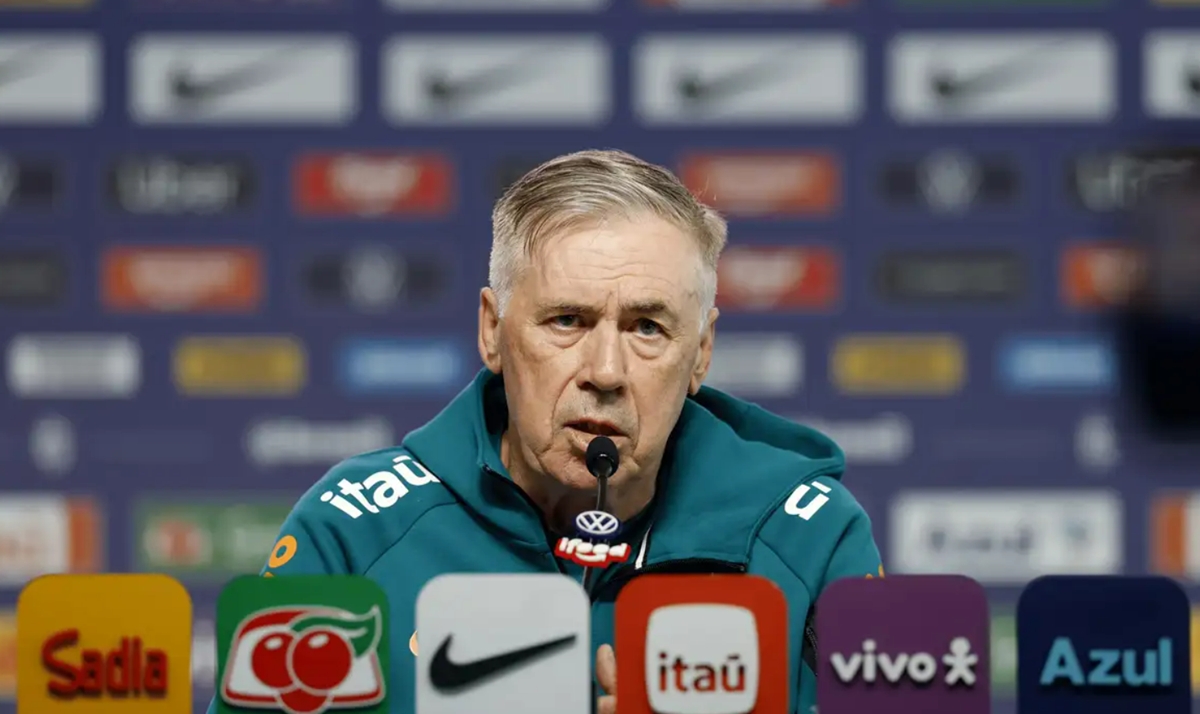 Ancelotti confirma escalação do Brasil para amistoso contra o Panamá neste domingo (31)