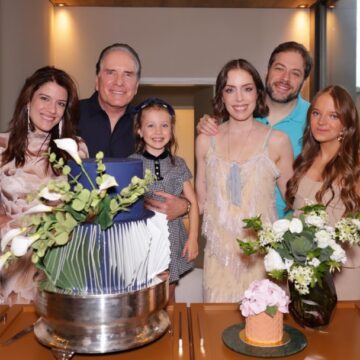 Roberto Justus reúne os filhos para comemorar aniversário de 71 anos; veja detalhes