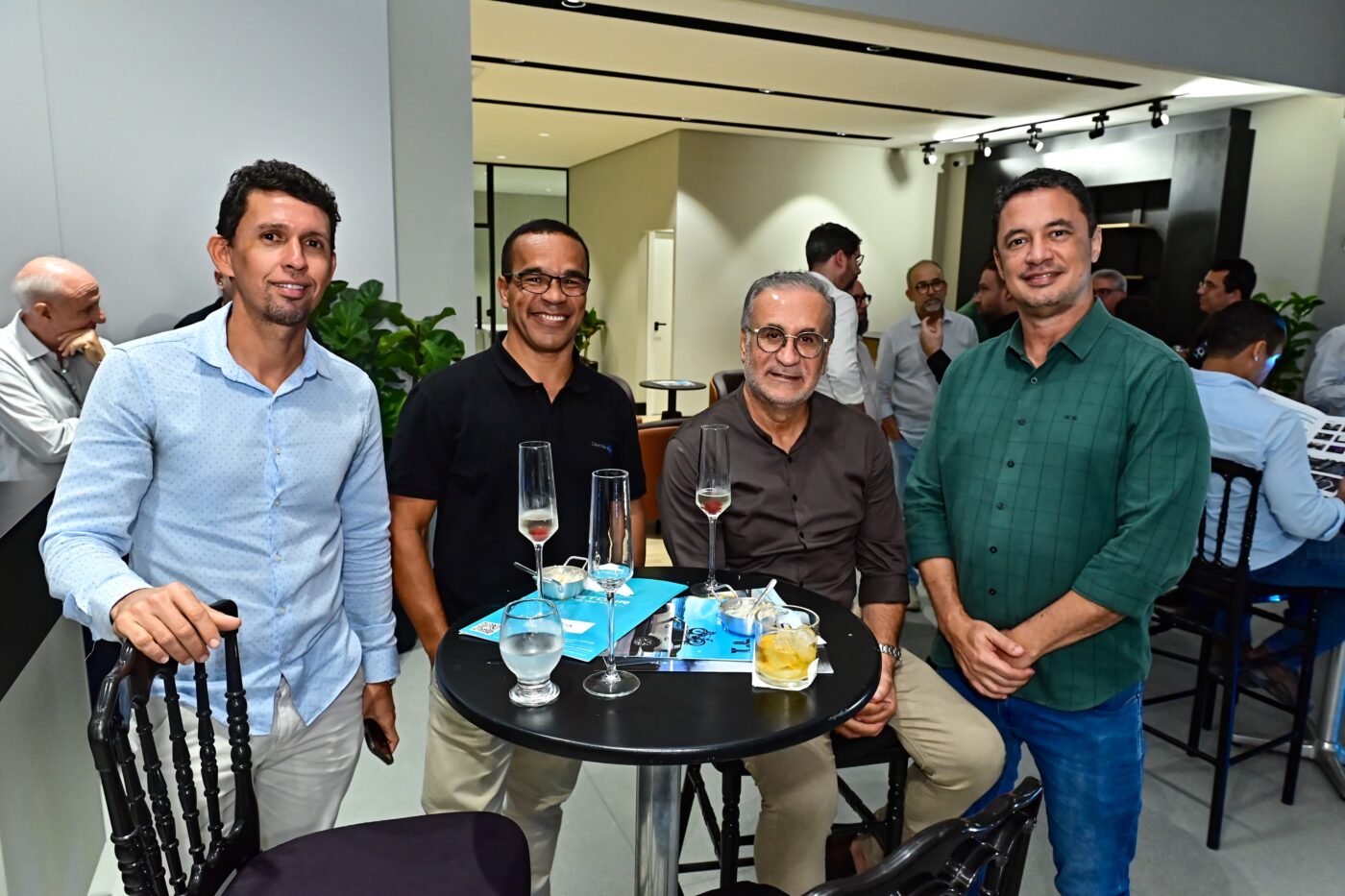 Diego Fortes, Claudio Gonzaga, Antônio Novais e Ricardo Messias