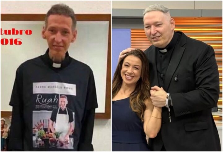 Padre Marcelo Rossi compartilha antes e faz alerta sobre depressão