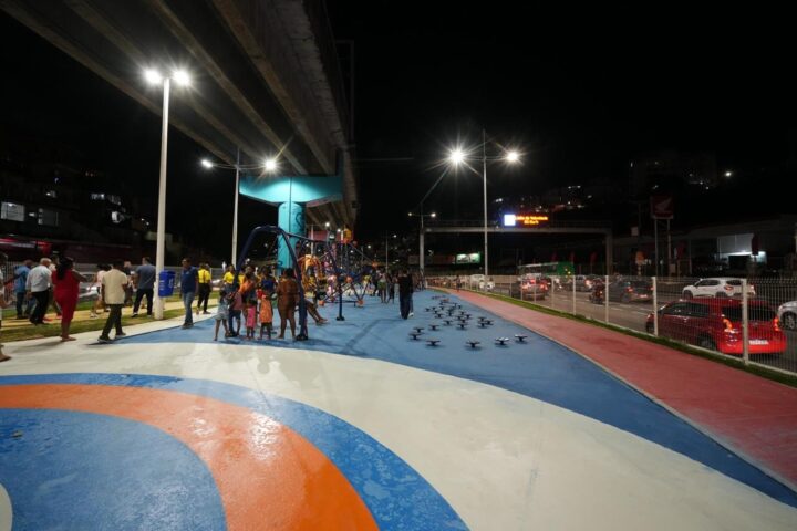 Bonocô ganha parque linear com quadras, ciclovia, skate park e grafites em Salvador