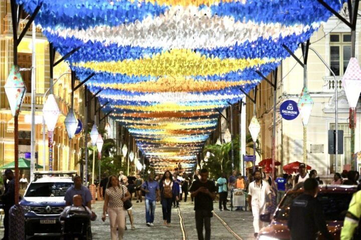 Arraiá da Prefs terá túnel de bandeirolas e iluminação especial no Centro Histórico de Salvador