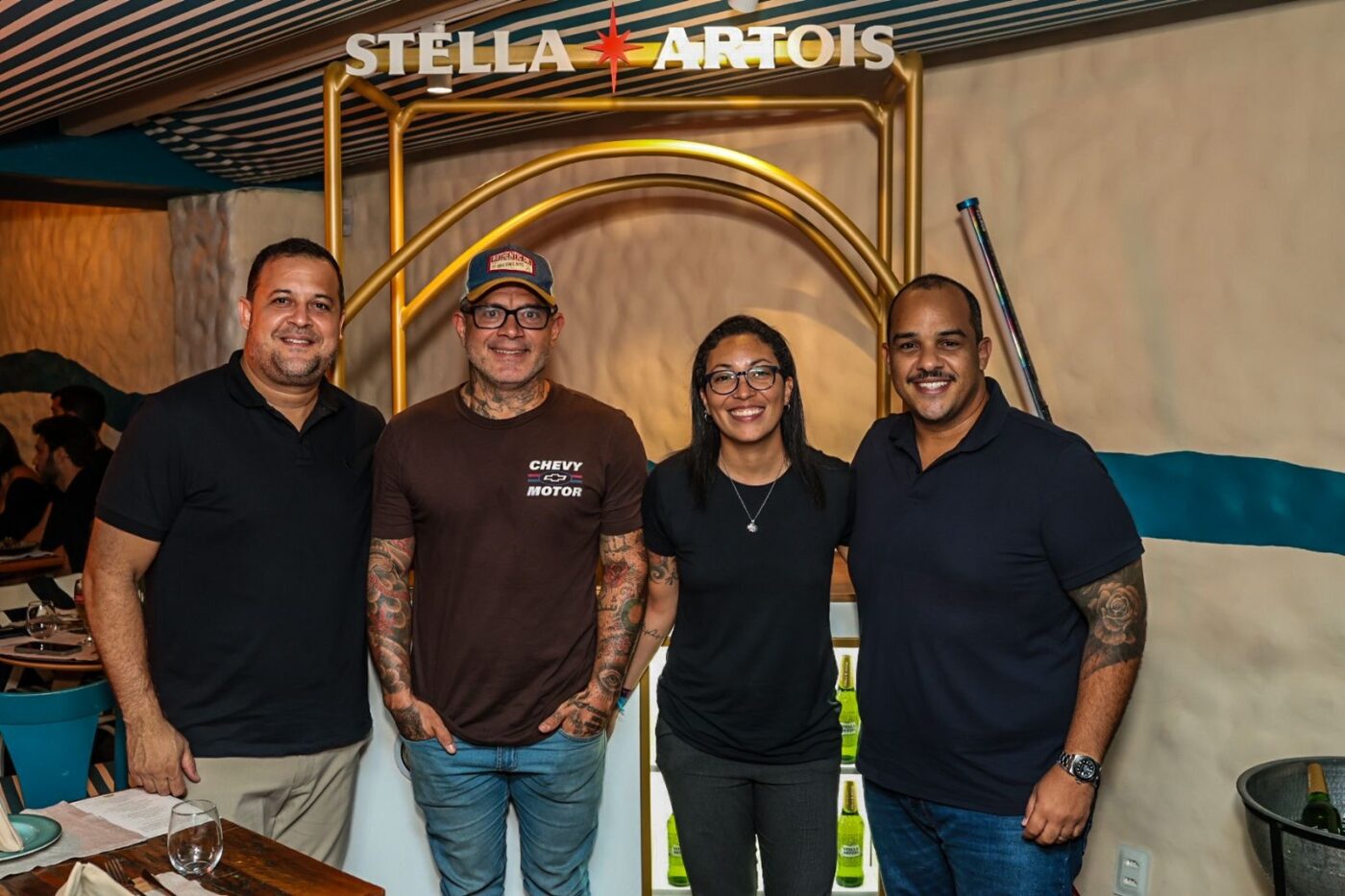 Felipe Carrera, Júnior Silva, Daniele Dantas e Leonardo Albuquerque