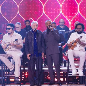 Alexandre Pires agradece a Caetano Veloso por apoio a artistas: ‘Sempre abriu portas’