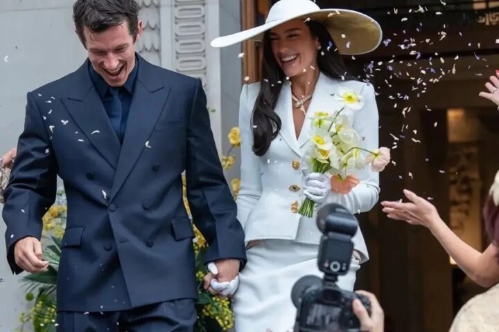 Dua Lipa e Callum Turner se casam em cerimônia discreta em Londres