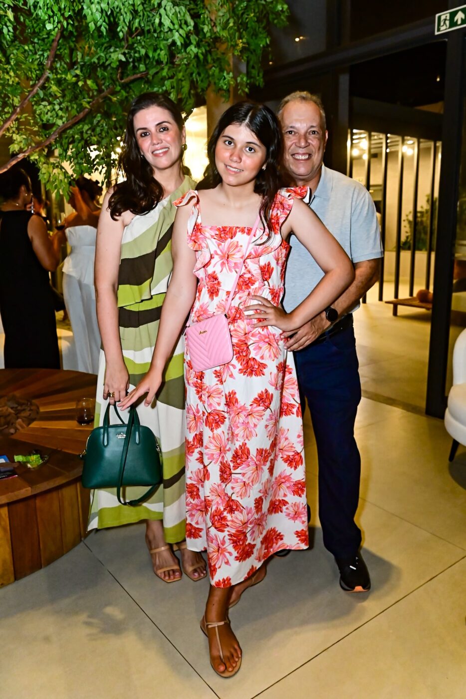Maraíza Borgo, Natália Borgo e Henrique Lacerda