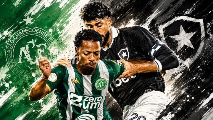 Botafogo cai para a Chapecoense por 2 a 0 e dá adeus à Copa do Brasil na Arena Condá
