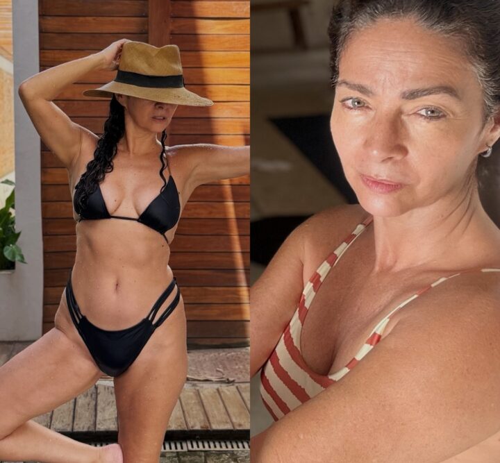 Aos 63 anos, Claudia Ohana aparece sem maquiagem e mostra sua casa no Rio de Janeiro; veja fotos