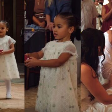 Filha de Neymar e Bruna Biancardi dá show de fofura em casamento da tia; veja