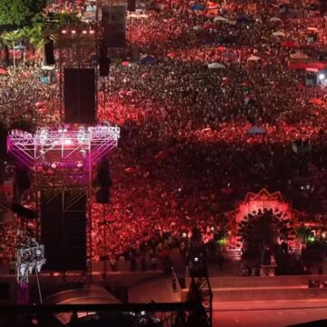 Multidão toma Copacabana antes de show de Shakira