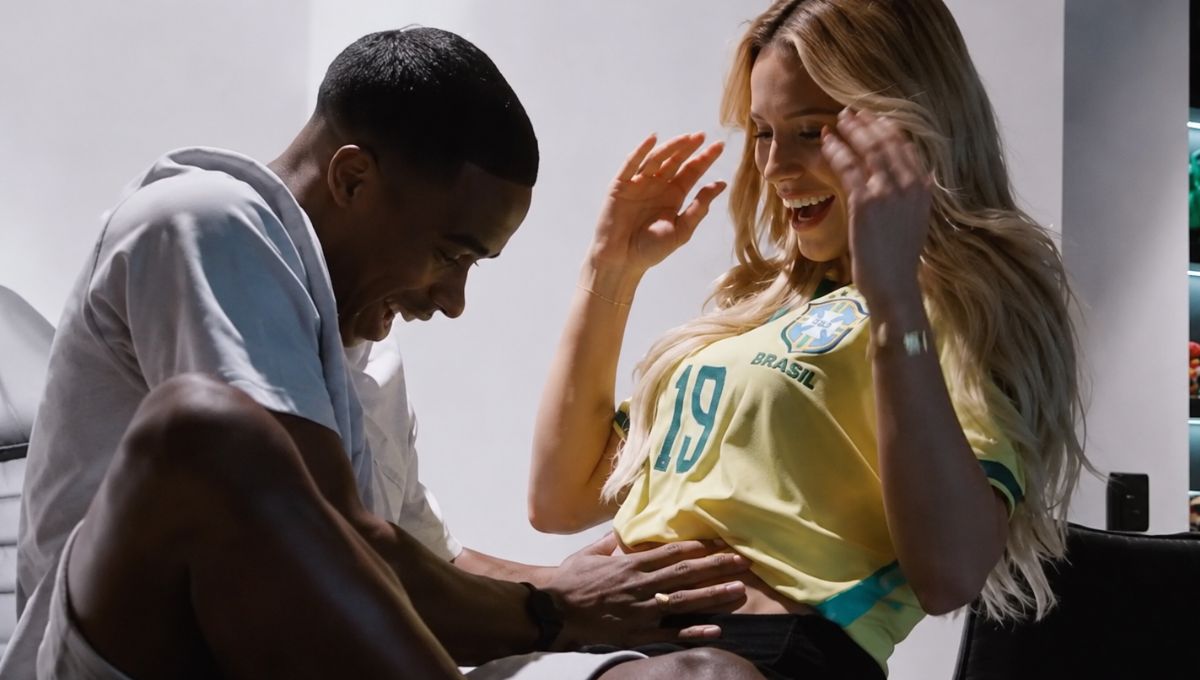 Grávida, esposa de Endrick comemora convocação e vídeo viraliza na web; veja