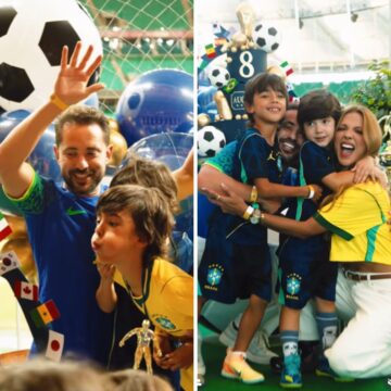 Filho de Everton Ribeiro completa 8 anos com festa na Arena Fonte Nova; veja como foi