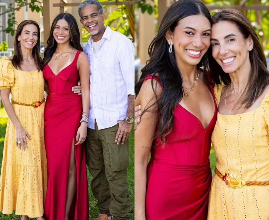Há 10 anos nos EUA, Tania Khalill e Jair Oliveira celebram formatura da filha mais velha