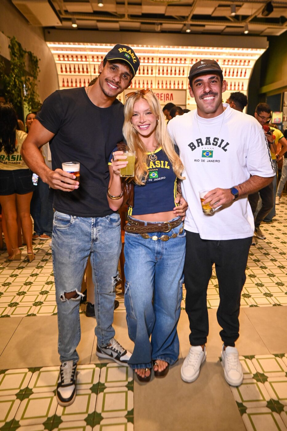 Mikael Mendonça, Juliana Klusener e Mauricio Lisboa