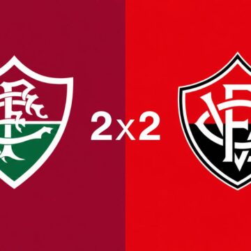 Fluminense busca 2 a 2 com o Vitória no fim, mas perde chance de subir no Brasileirão