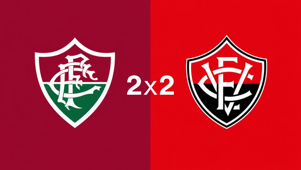 Fluminense busca 2 a 2 com o Vitória no fim, mas perde chance de subir no Brasileirão