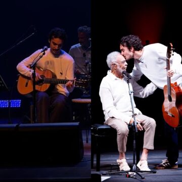 Gilberto Gil se emociona após homenagem de neto em show: ‘Avô orgulhoso’
