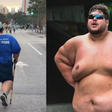Brasileiro é destaque na imprensa internacional após perder 100kg e participar de corrida no Uruguai