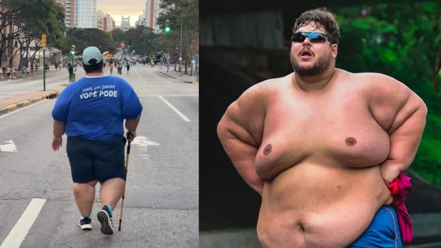 Brasileiro é destaque na imprensa internacional após perder 100kg e participar de corrida no Uruguai