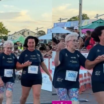 Idosa de 83 anos completa prova de corrida em Porto Seguro e emociona participantes