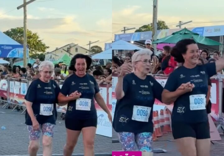 Idosa de 83 anos completa prova de corrida em Porto Seguro e emociona participantes