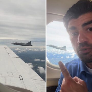 Veja como é feita a interceptação com caças brasileiros a aeronaves