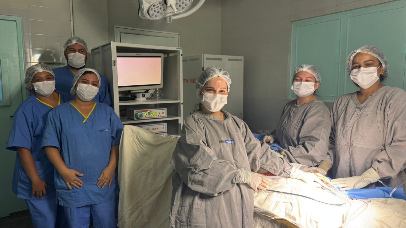 IPERBA realiza primeira cirurgia ginecológica por videolaparoscopia