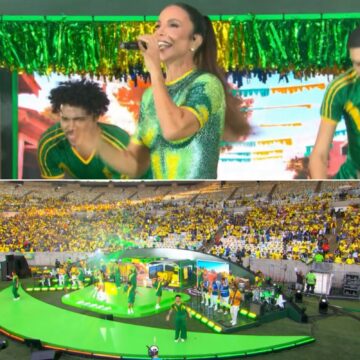 Ivete Sangalo se apresenta no Maracanã em show de abertura de amistoso da Seleção