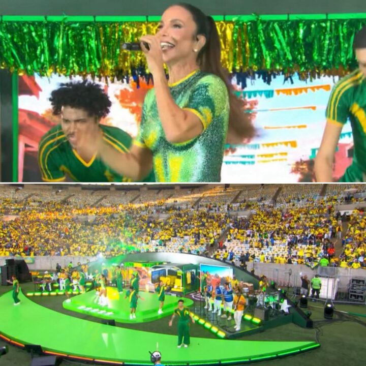 Ivete Sangalo se apresenta no Maracanã em show de abertura de amistoso da Seleção