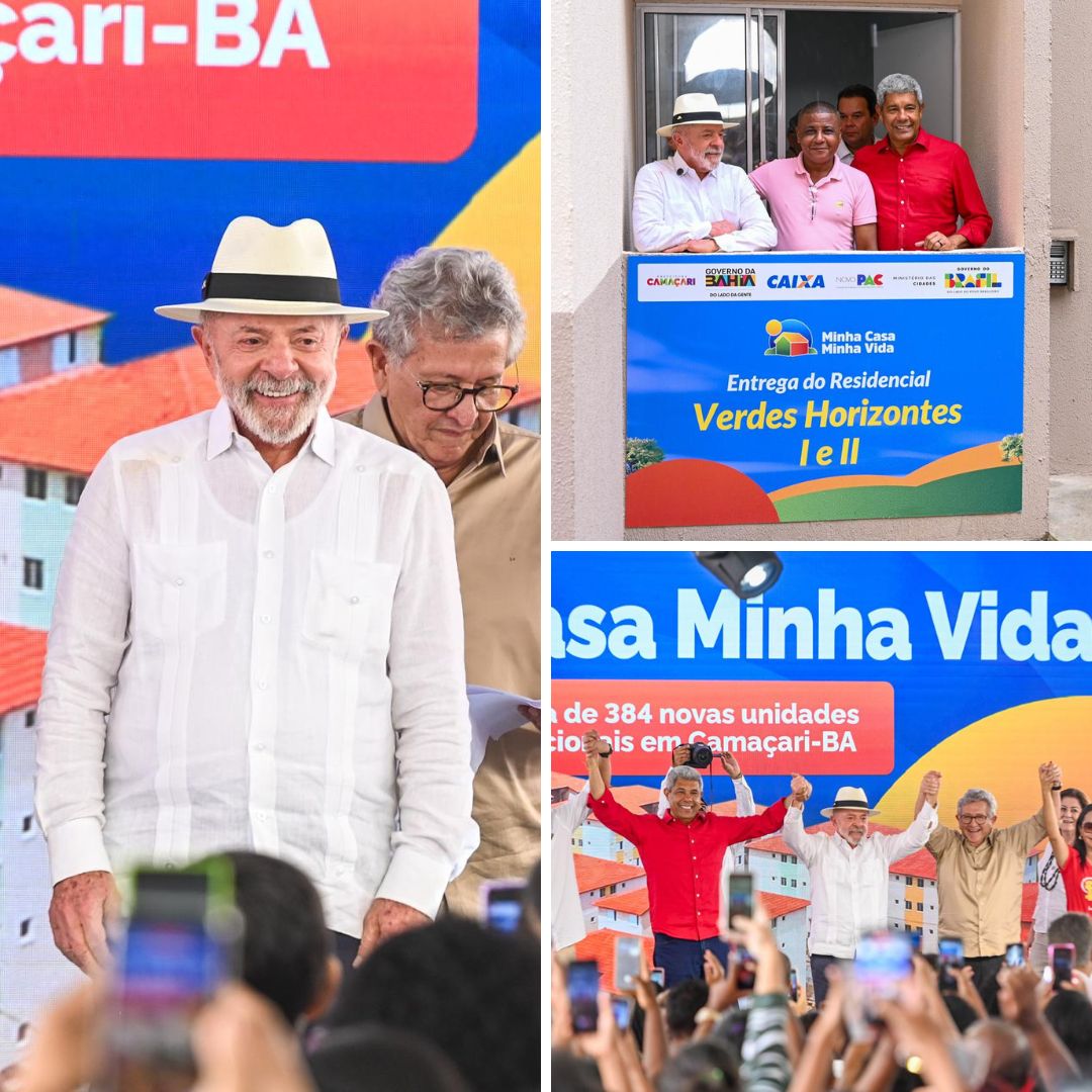 Lula entrega 384 moradias do Minha Casa, Minha Vida em Camaçari