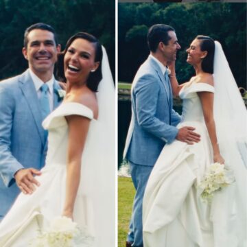 Marcus Buaiz celebra um ano de casamento com Isis Valverde e mostra imagens inéditas da cerimônia; assista
