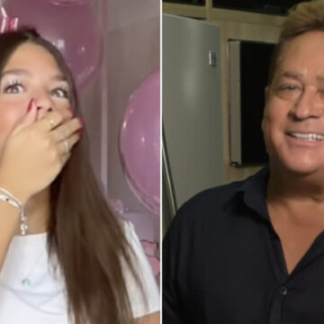 Leonardo surpreende neta com presente inusitado em aniversário de 15 anos; assista