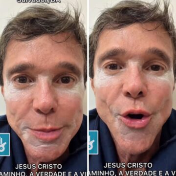 No hospital, Netinho grava vídeo e fala sobre tratamento contra câncer
