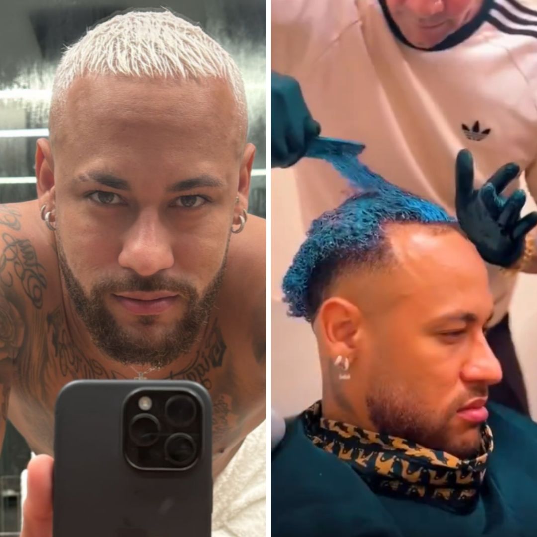 Neymar Jr. muda visual para a Copa e web reage: ‘Que susto’
