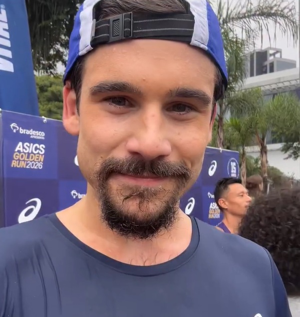 Nicolas Prattes volta a praticar corrida e reflete: ‘Aproveitar a vida com tudo’