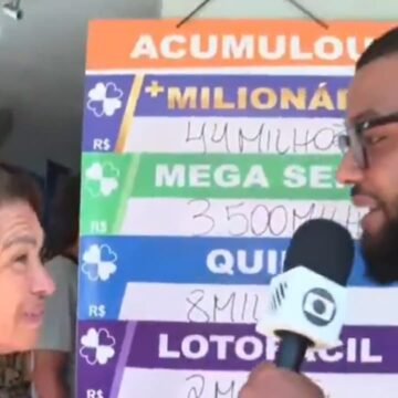 Mulher surpreende repórter ao vivo na Bahia e viraliza ao revelar o que faria com prêmio milionário