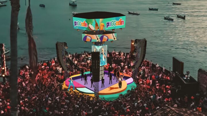 Léo Santana divulga palco do PaGGodin no MAM-BA; veja imagens
