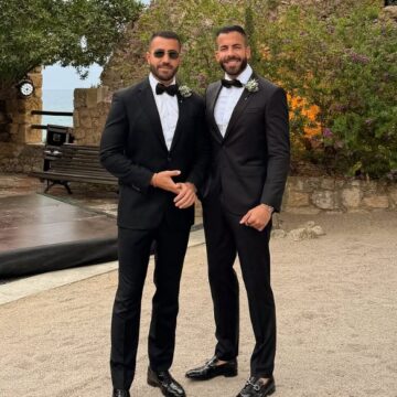 Rafa e Pipo Marques viajam para Espanha para casamento de amigo de infância