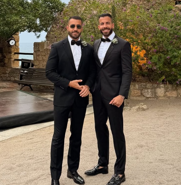 Rafa e Pipo Marques viajam para Espanha para casamento de amigo de infância